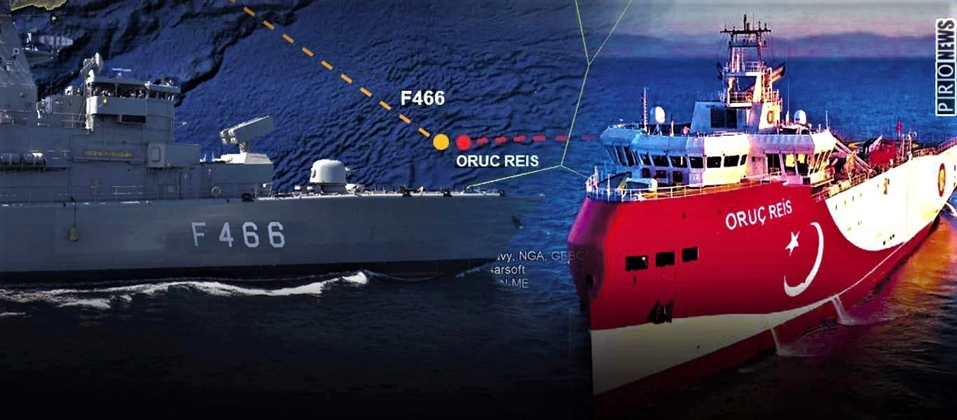 Το Oruc Reis ξανά στην ελληνική υφαλοκρηπίδα